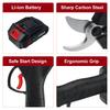 Tesoura de Poda Elétrica Sem Fio de 4 Velocidades 88V 7500mAh Cortador de Galhos para Poda de Bonsai Ferramentas para Pomar e Jardim para Bateria 35mm