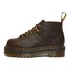 Dr. Martens Leather Round Toe Lace-Up Ankle Boots Unisex Boots Brown 31443201