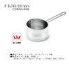 Stainless Steel Milk Made In with Original Tag J-kitchens Pan, 1000ml, Rust-Resistant, Gas-Only, Japan,