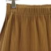 ISSEY MIYAKE Me Made In Japan Midi Length Pleated Skirt Brown Women Used
