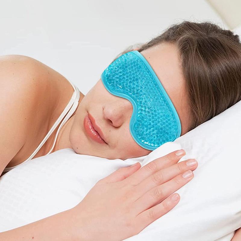 PVC Gel Eye Mask for Eyes Blackout Ice Bag Fatigue Relief Cooling Pads Summer Packs Travel Eye Care Health