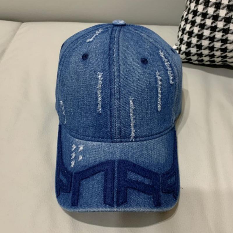 Popular Big Head Circumference Baseball Cap, Sunshade, Sunscreen, Face Small Letter Hat, Cowgirl Deep Top Cap New