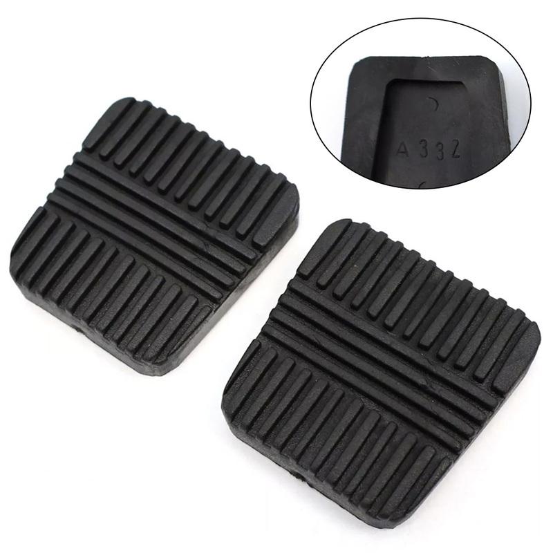 2pcs Car Brake Clutch Pedal Rubber Foot Pedal Pad Covers For Pads For Navara NP300 2005-ON PATHFINDER 1997-04