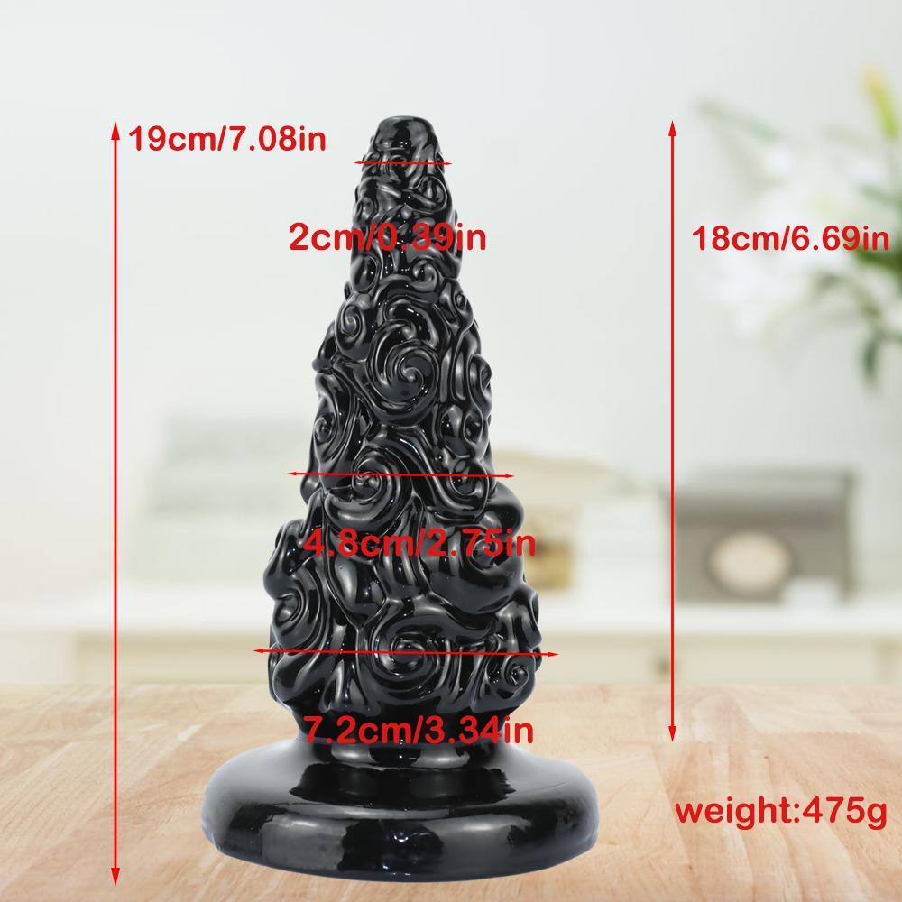 Zatyczka Analna Miękki Dildo Analne Przyssawka Duża Zatyczka do Tyłka Dylatator Analny 18+ Dorosłe Zabawki Seksualne Analne dla Kobiet Mężczyzn Odbyt