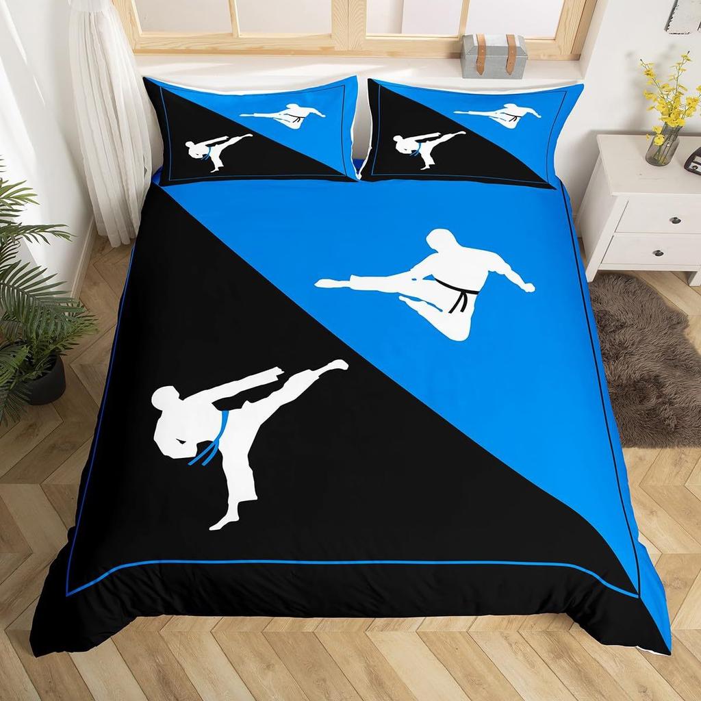 Erdbeerkuh Dreiteiliger Bettdeckenbezug 3D Digitaldruck Bettwäscheset Bettdecke