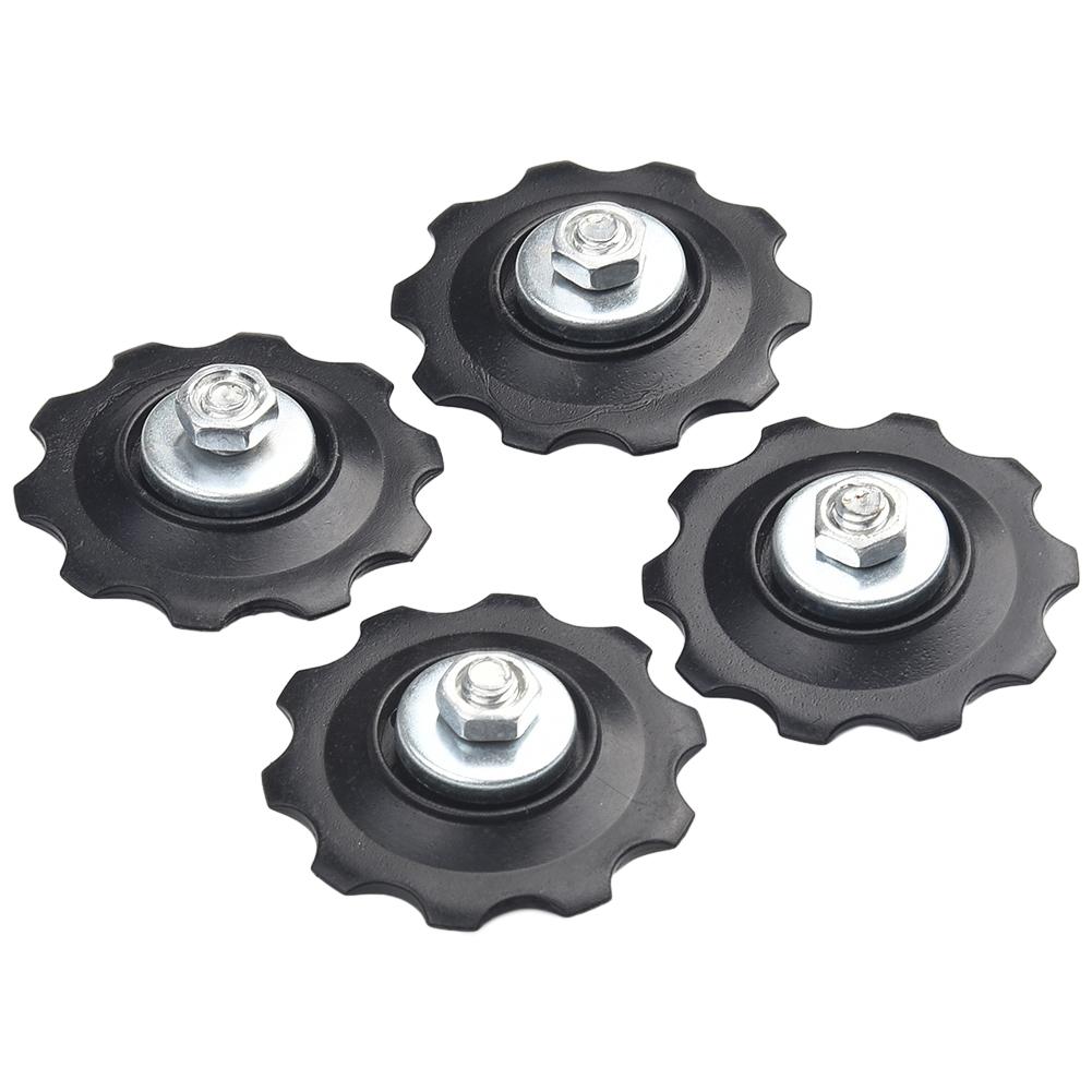 4Pcs 10T Bearing MTB Bicycle Rear Guide Wheel Road Bike -Jockey Rear Derailleur Pulley Roller For Bicycle Derailleur Repair Kit