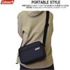 Etsumi & Coleman Camera Bag, Coleman Mini Shoulder Bag 3.6L [Back Pocket & 2 Dividers] Shadow Blue VCO-8797