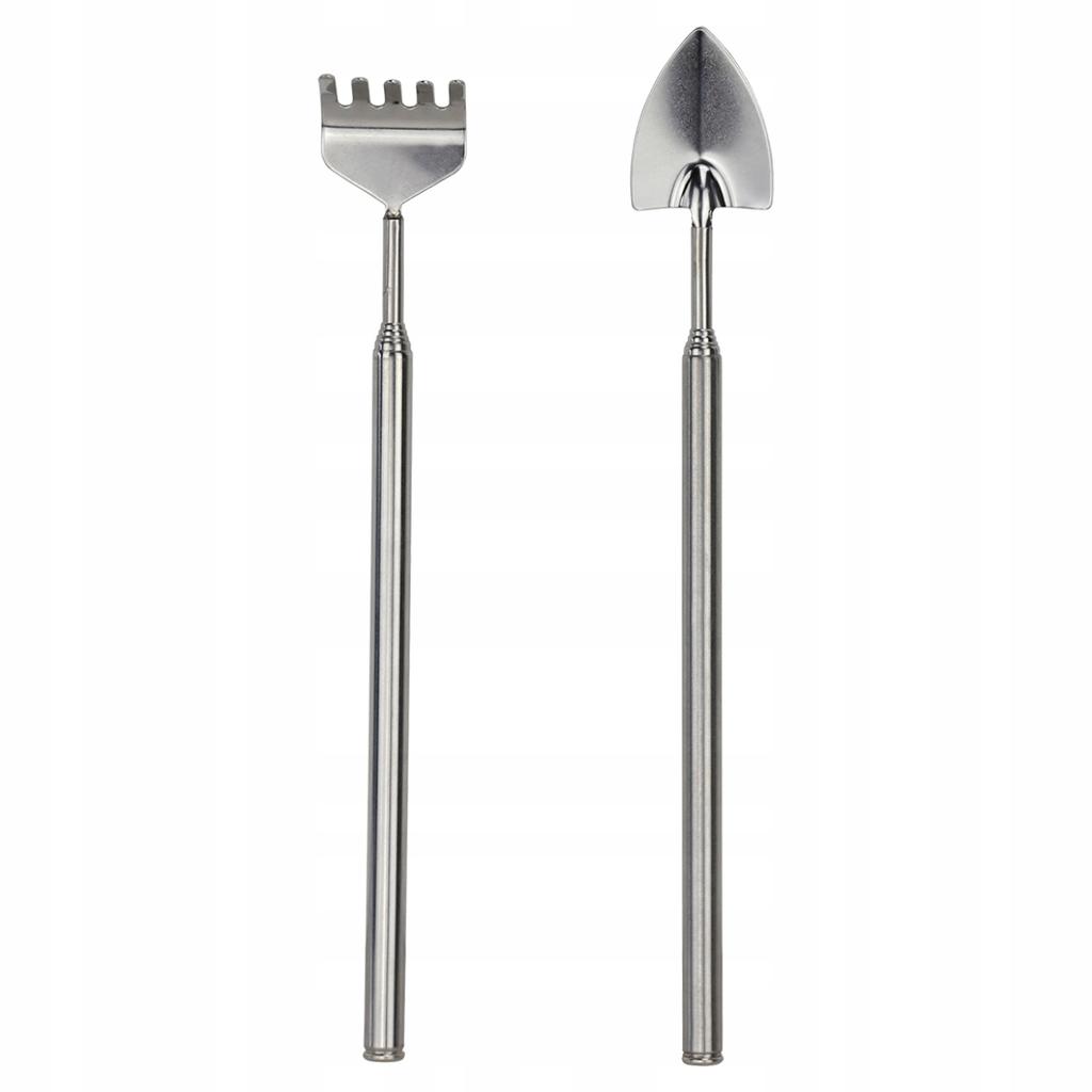 set of tools for a forest in glass (plant terrarium)