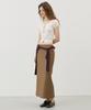 CITYBREEZE Cashmere Ball-Line Long Skirt_Brown