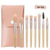 8-Piece Soft Bristle Makeup Brush Set: Eyeshadow, Setting Powder, Blush, Beauty Tools
