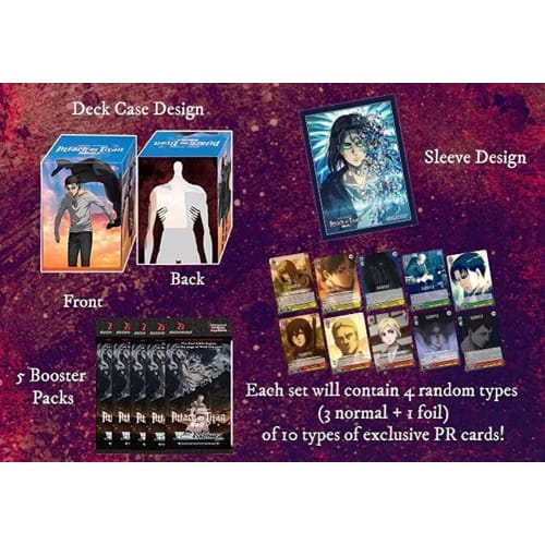 Weiss Schwarz Attack On Titan Final Season Supply Set (80113)