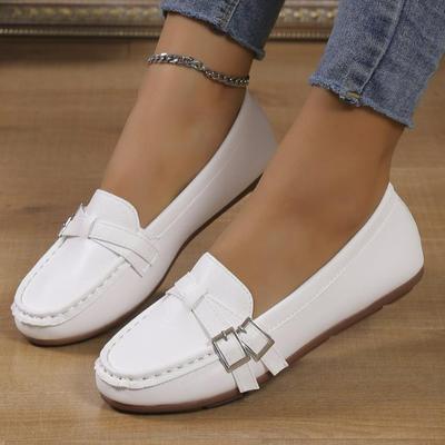 Nowe damskie mokasyny ze skóry PU Codzienne damskie płaskie buty Damskie buty Damskie wiosenne mokasyny Casualowe buty wsuwane Luksusowe mokasyny