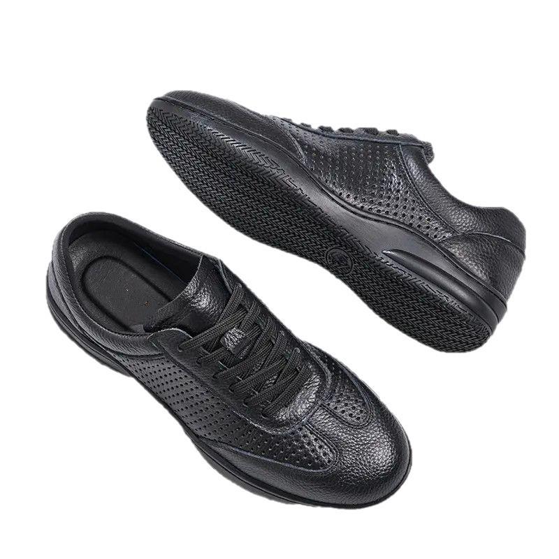 Mens Breathable Hollow Out Sneakers With Pu Mesh For Casual Active Wear Summer