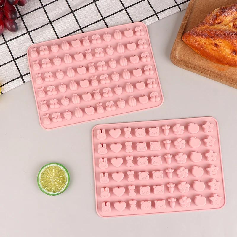 

1 шт. Мини-формочки для конфет и помадки с рисунком из мультфильма, силиконовые формы для шоколада в виде животных, формы для выпечки торта, печенья, инструменты для украшения торта