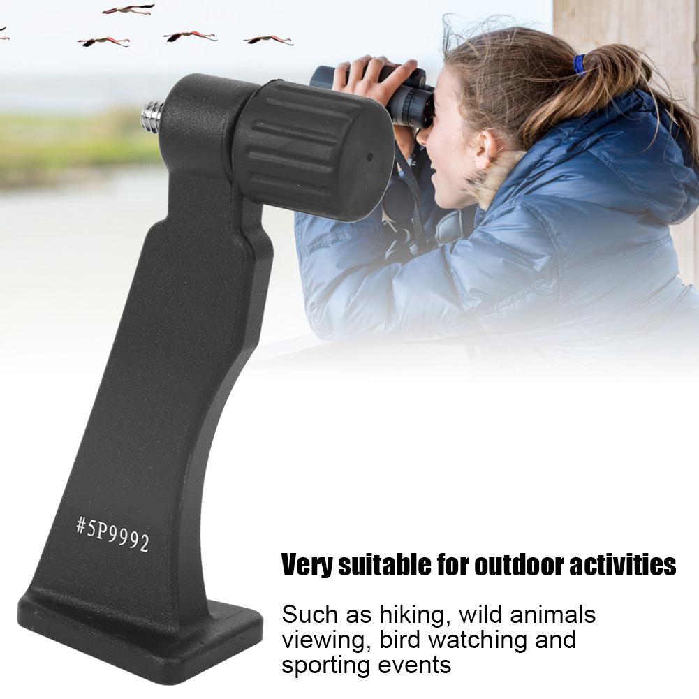 Datyson Metal Durable Black 1 4 Inch Screw Binocular Adapter Telescope Bracket Tripod Connecting Accessory