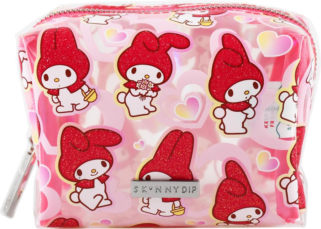 SKINNYDIP My Melody Repeat Heart Sanrio Characters Makeup Case 7825PCRH Pouch/Accessory