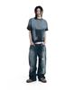 AAKAM Dirty Mist Roll-Up Half Top (Navy)