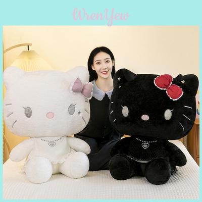 Adorable Angel Devil Kt Cat Plush Toy For Girls Perfect Gift Stuffed Animal Pillow