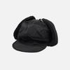 LOOKING4U The Cap Outdoor Pocket Waterproof Earmuff Cap Black