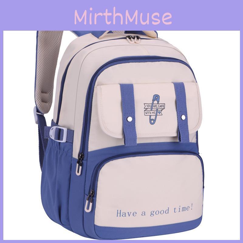 Letter University Student Backpack For Girls With Breathable Nylon Fabric And Ultralight Design For School Days