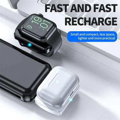 Ładowarka Magnetyczna Bezprzewodowa 2 w 1 USB C Typ C Bezprzewodowa Podstawka do Ładowania Zegarka dla AirPods 2/3/4/Pro dla Apple Watch Serii 1-10