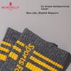 MONTAGUT 100% Pure Cotton Socks for Men, Mid-Calf, Mugwort Essential Oil Socks, 7A Deodorant Sweat-Absorbing Casual Sports Cotton Socks