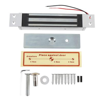 Single Door Electric Magnetic Lock 180KG Holding Force DC12V NC Mode Aluminum Alloy Electromagnetic