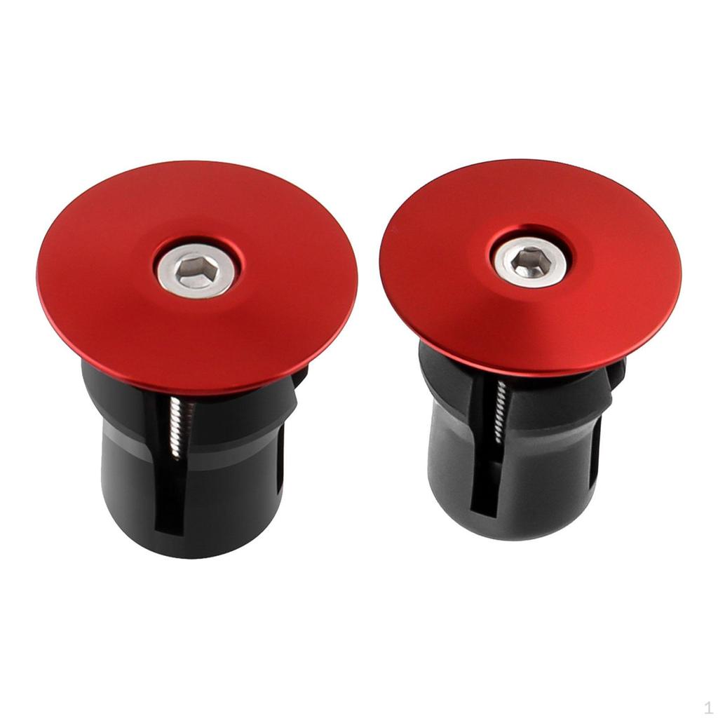 2 Pack Handlebar Plugs for Bikes, Folding Bike Accessories