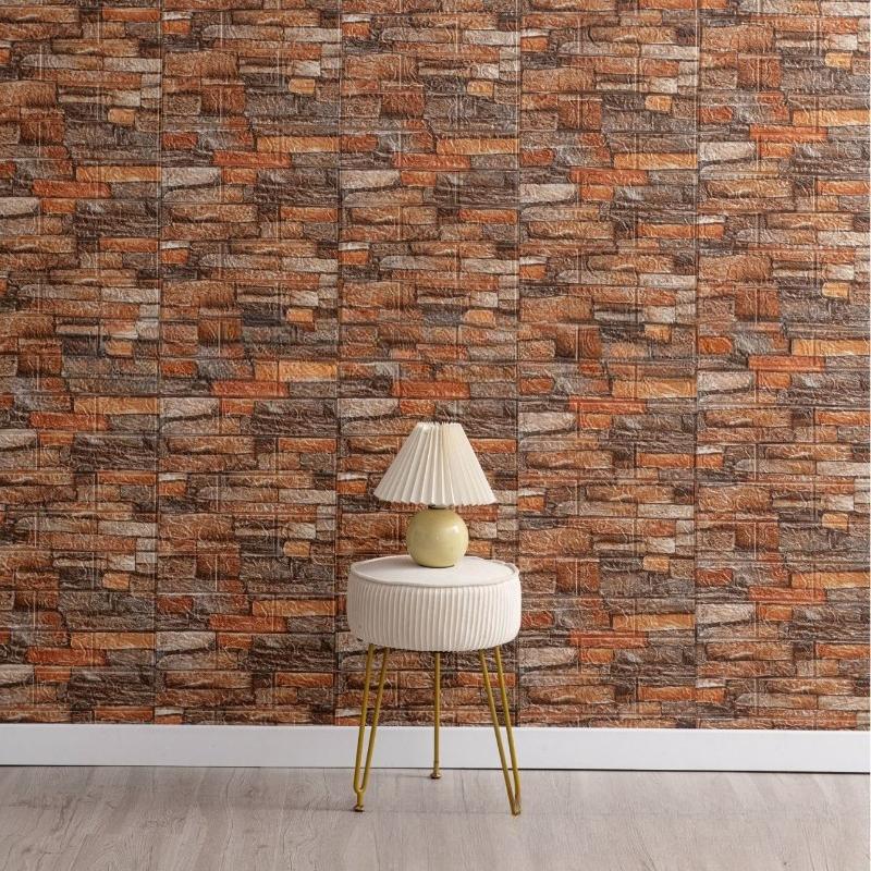 3D Wall Stickers Self Adhesive Wallpaper Panels Home Decor Living Room Bedroom House Decoration Bathroom Brick Wall Sticker