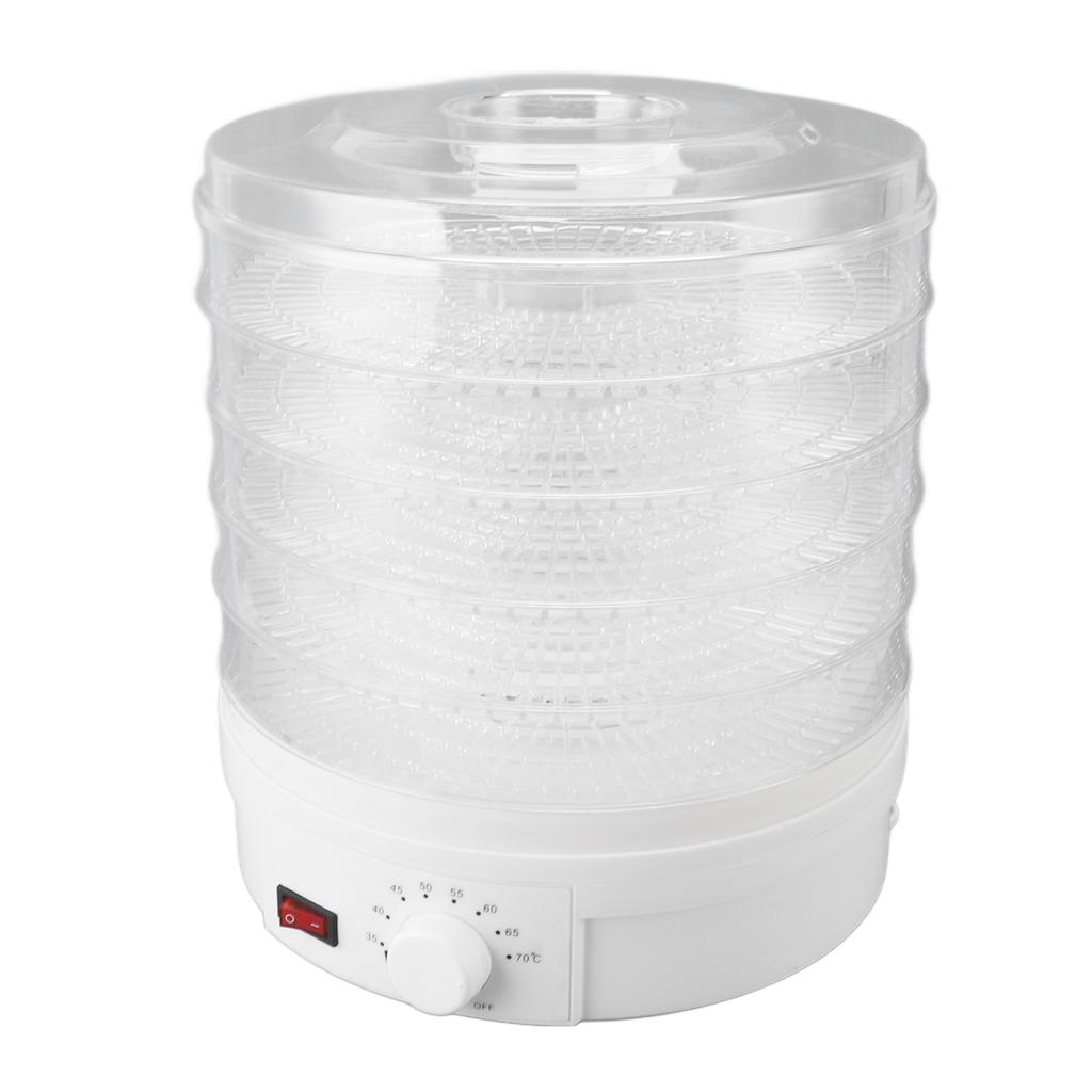 Food Dehydrator Machine 5 Trays Adjustable Temperature Control Electric Fruits Veggies Dryer for