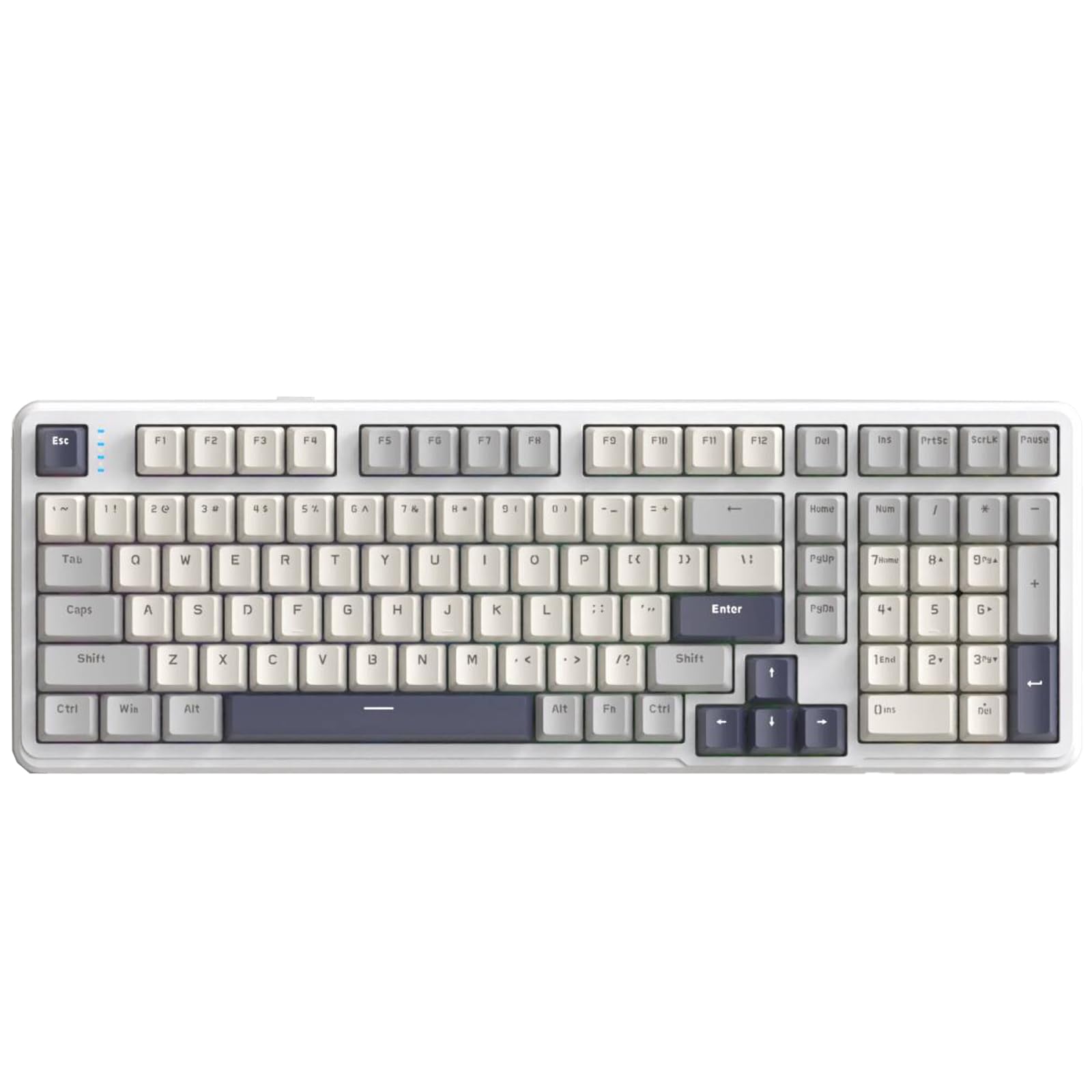 

MAMBASNAKE x ATTACK SHARK X98PRO Gaming Keyboard, 98 Keys, 3-Mode Connection (Bluetooth2.4GWired), Wireless Mechanical Keyboard with Gasket