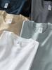 Unisex 260g Xinjiang Pure Cotton Heavyweight Short Sleeve T-Shirt - Solid Color, Combed Cotton, Loose Fit, White Base Layer