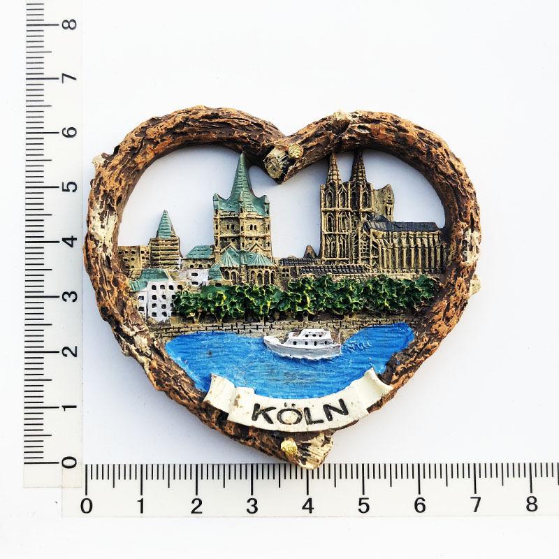 Germany 3D Fridge Magnets Tourism Souvenir Resin Refrigerator Magnets Sticker Collection Handicraft Gift Decoration Articles