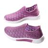 Summercloth Shoes Women's Mesh Mother Shoes Breathable Casual Shoes Soft Sole Non-slip Mesh Shoes Flat Heel One Pedal