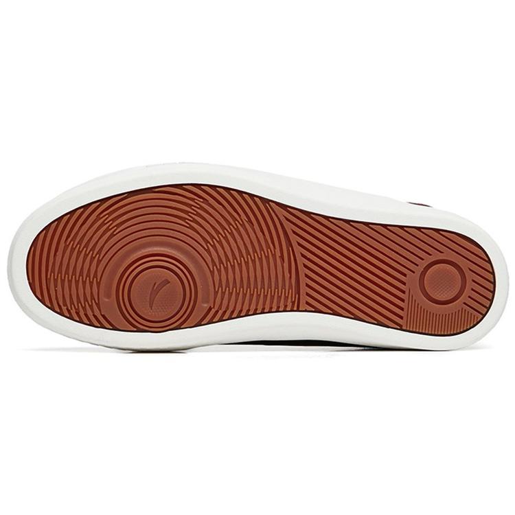 Anta Ao Li Abrasion Resistant Low top Skateboard Shoes Women's Black White 122238014-3