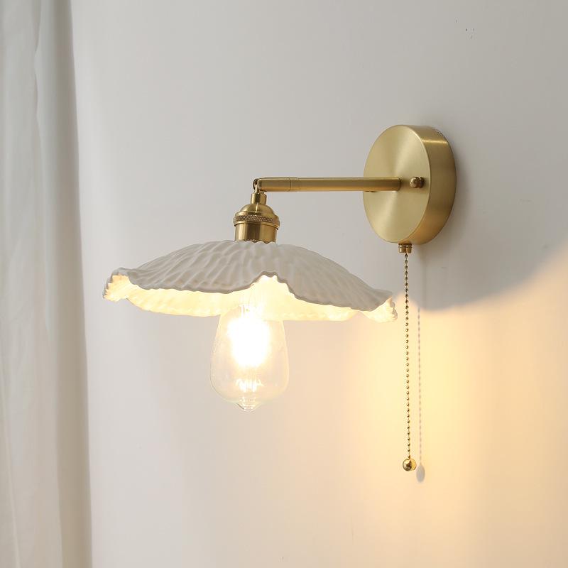 Japanese Retro Modern Minimalist Wall Lamp for Bedroom, Living Room, Dining Room, Study, and Bathroom