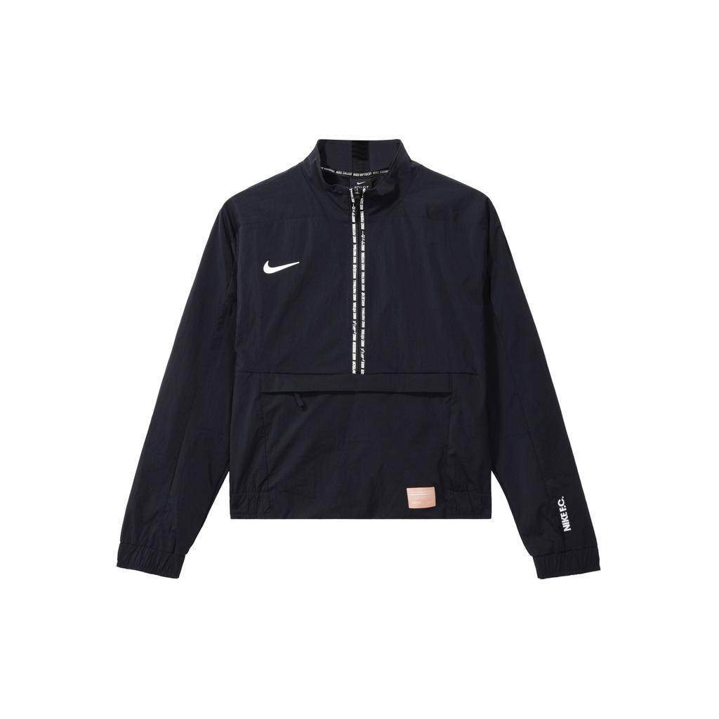 Nike Logo Print Half-Zip Jacket Women jackets Black CI1512-010