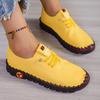 New Casual Single Shoes Women's Tendon Soft Sole Hand-stitched Women's Shoes