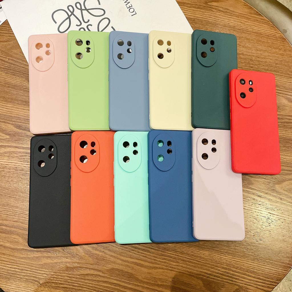 Applicable to Honor 100 matte TPU straight edge protective case Honor X40i Huawei magic5 Rubik's Cube silicone mobile phone case