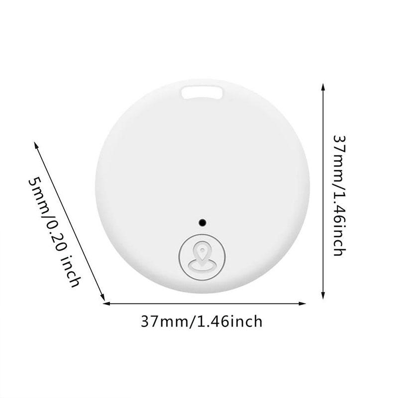 Round Mini GPS Tracker Colorful Smart Bluetooth 5.0 Tracker Key Wallet Child Finder Pet Car Tracking Location Anti-lost Alarm