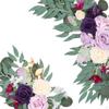 2 Pack Wedding Arch Floral Swag with Artificial Blooms for Home And Event