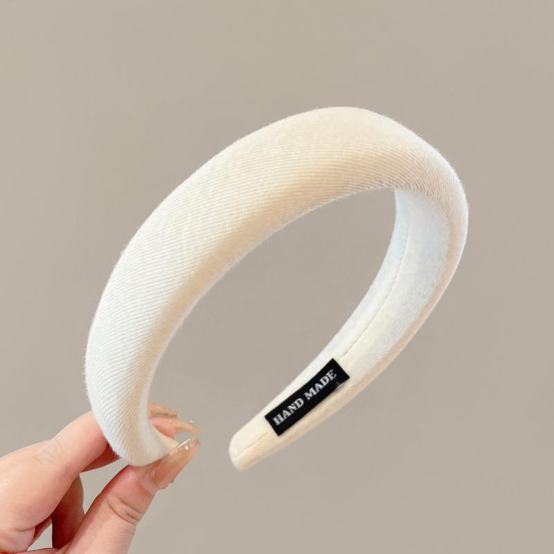 Fashion Hair Hoop Hair Bands for Women Girls Solid Color Twilled Headbands Designer Wide Hairband Hair Accessories Headwear