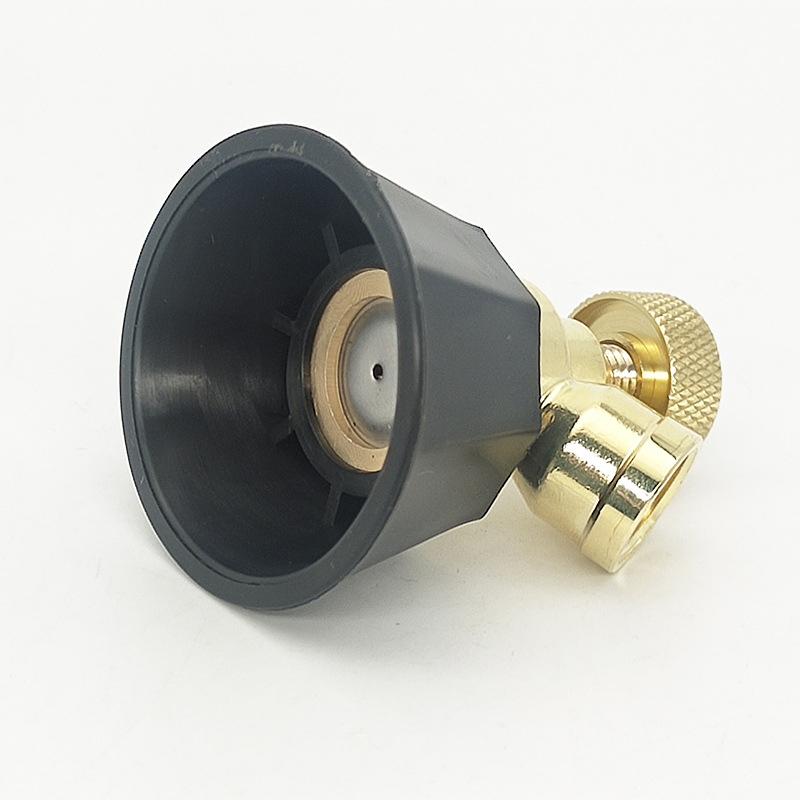 

Сельскохозяйственная форсунка для распыления воздушным вихрем под высоким давлением, регулируемая форсунка для выхода воды для садоводства с цветами и травой, спринклер чёрный