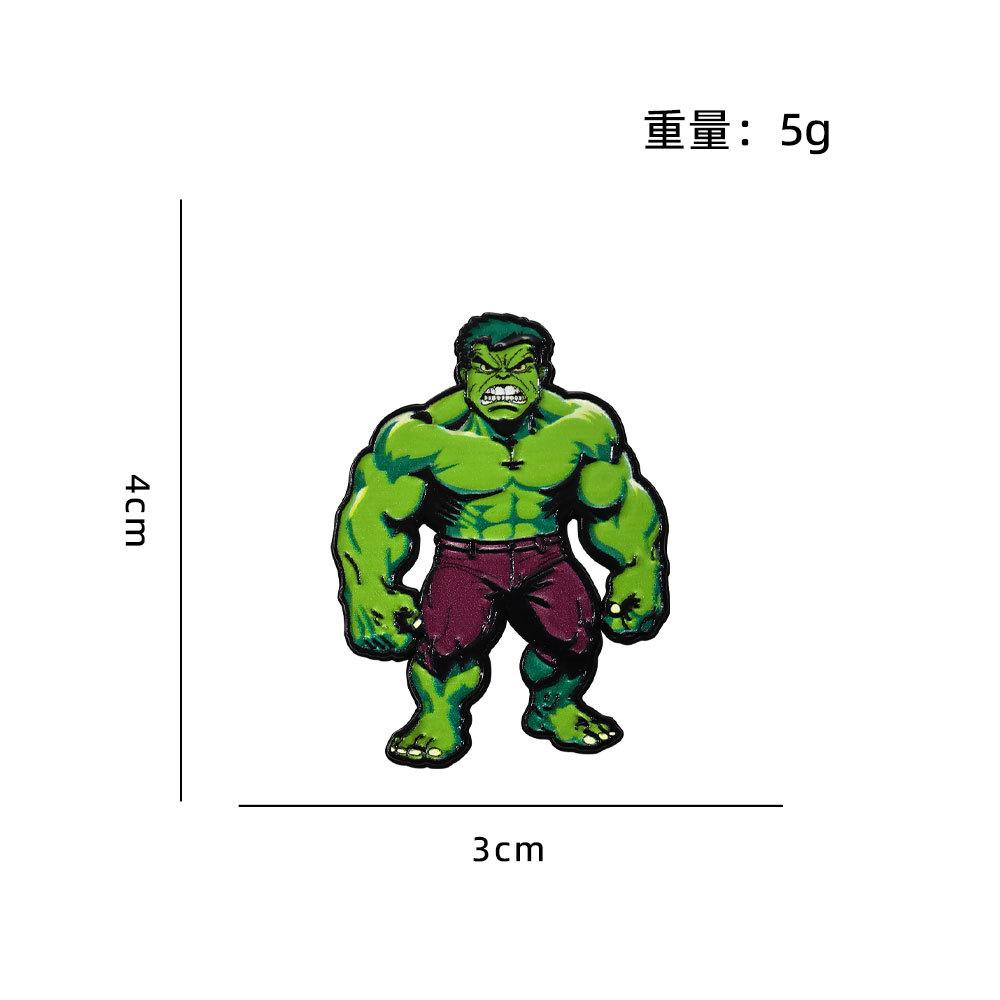 Superhero Anime Cartoon Brooch Pin Avengers Movie Merchandise Backpack Decoration
