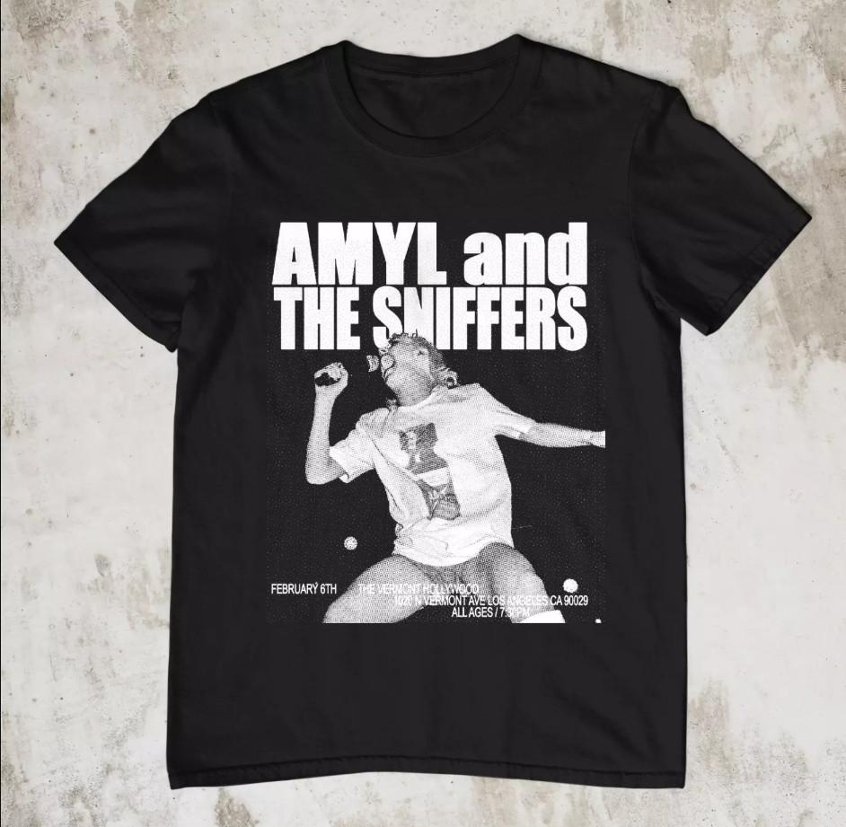 Camiseta Gráfica Amyl And The Sniffers Para Fans talla S-5XL