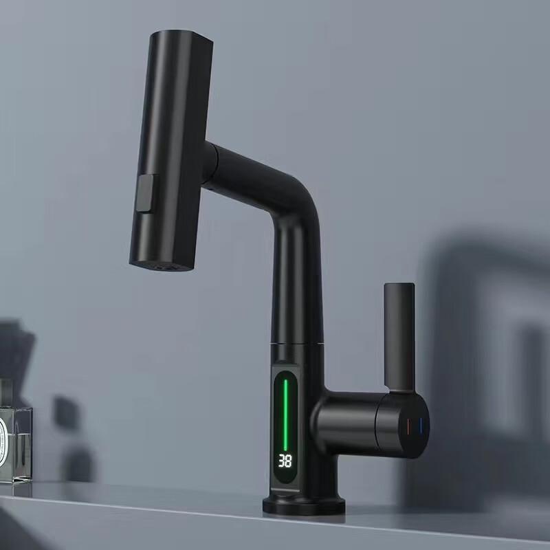 Lánmò Smart Digital Pull-Out Kitchen Faucet CN plug (adapter included)