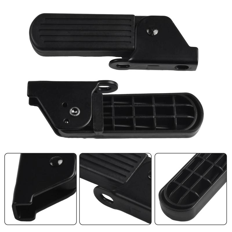 1 Pair Foldable Front Foot Pedals For Yadi Aima Harley U1 E-Bike Lightweight Aluminum Alloy Anti-Slip Cycling Pedals Accessories