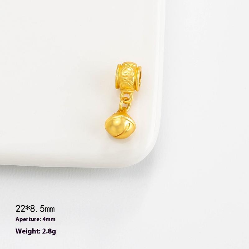 5Pcs Matte Gold Color Brass Special Vintage Style Nepalese Beads Bracelets Spacer Beads Jewelry Making Supplies Diy Accessories