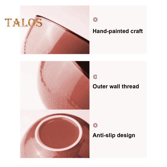 BOSILI Bols à Soupe En Céramique Avec Poignées - Passe Au Micro-ondes - Passe Au Micro-ondes - Tasse à Soupe Avec Couvercle - Grandes Tasses à Soupe Pour Ramen Nouilles Céréales