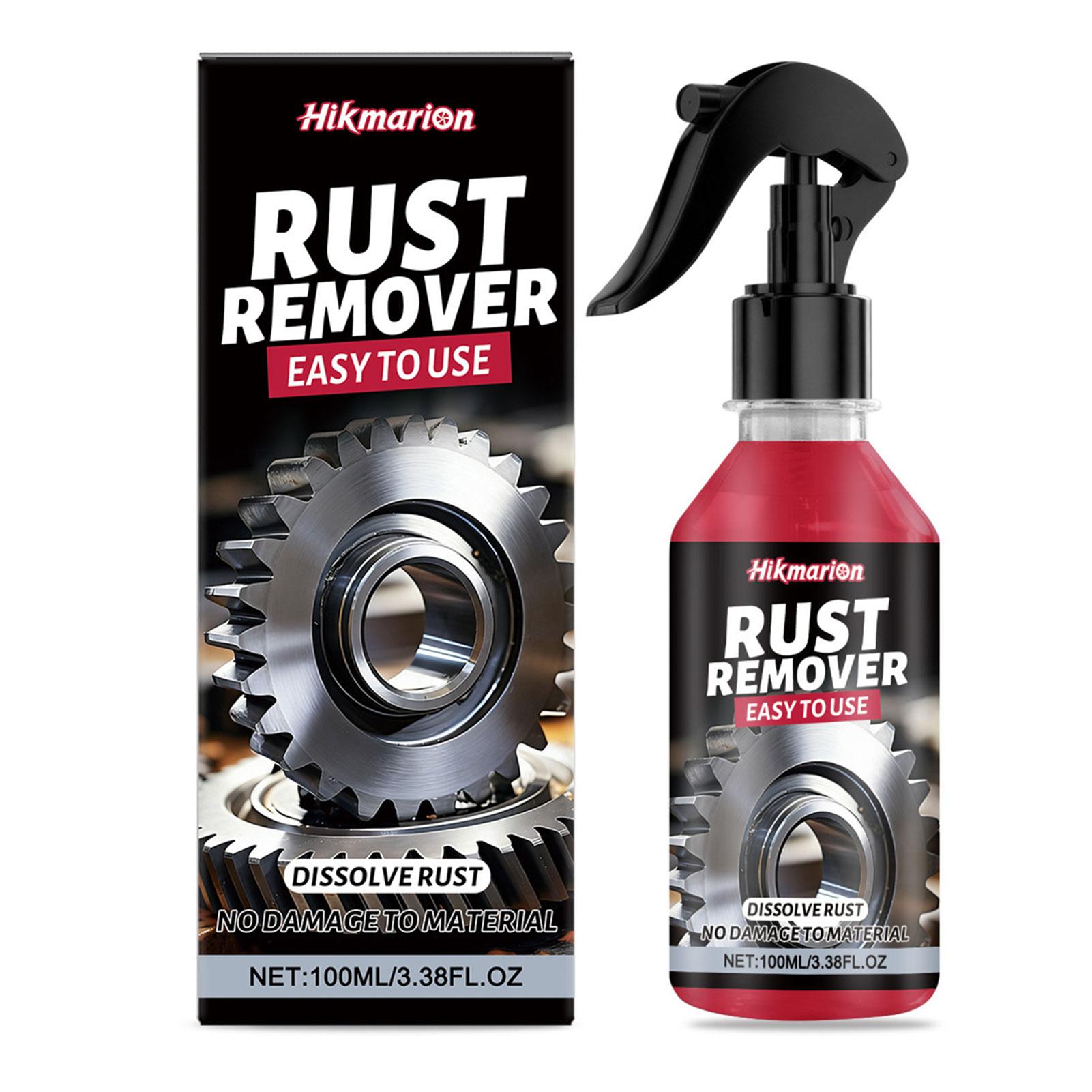 100ml Rust Remover Spray For Car Wheels,Metal Parts Nano-Metal Rust Remover Polishing Spray Automotive Wheel Hub Cleaner 100ml